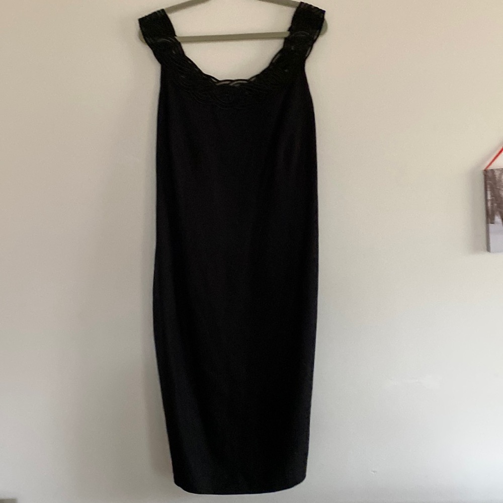 Jessica Howard 20W new lined sleeveless black dress